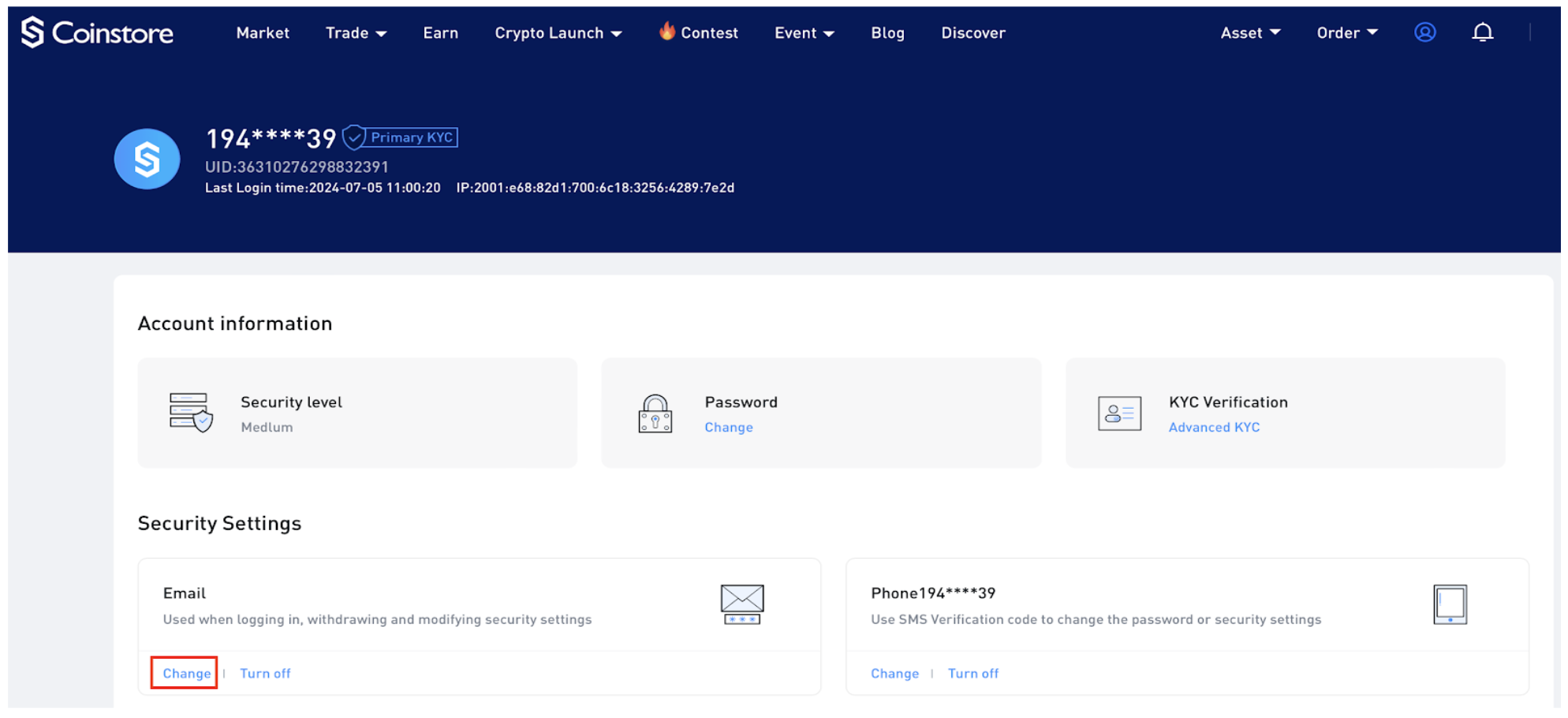 How do I change my email ? – Help Center