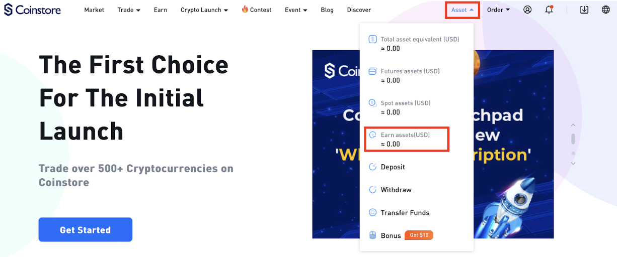 What Is Coinstore Earn and How to Use It? – Help Center
